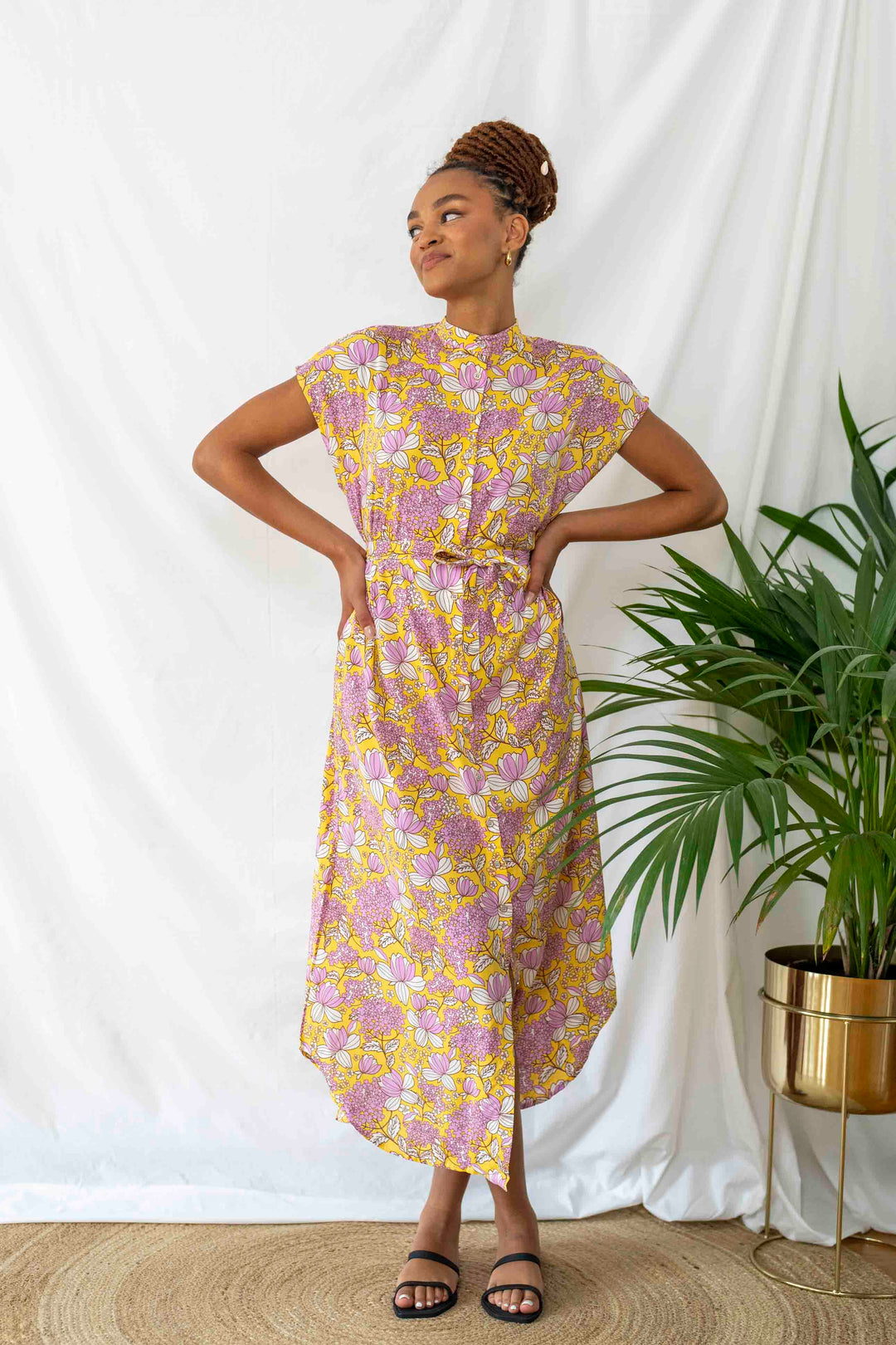 Romantic Blossom Maxi Oversized Dress – ZIKGER BY ZICHRINI GER