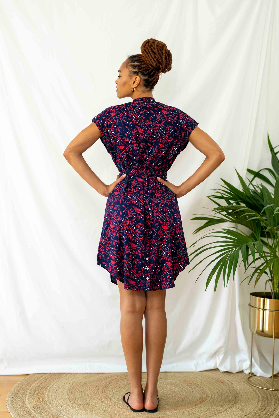 Singing Birds Oversized Midi Dress – ZIKGER BY ZICHRINI GER