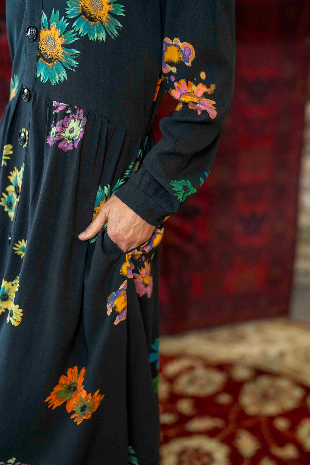 Big Flowers July Winter Dress – ZIKGER BY ZICHRINI GER